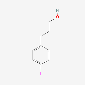 molecular formula C9H11IO B3054388 1-Propanol, 3-(p-iodophenyl)- CAS No. 60075-78-7