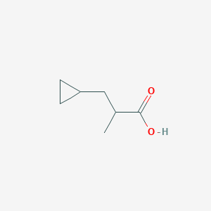 molecular formula C7H12O2 B3054394 3-环丙基-2-甲基丙酸 CAS No. 60129-30-8