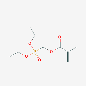 molecular formula C9H17O5P B3054402 2-Propenoic acid, 2-methyl-, (diethoxyphosphinyl)methyl ester CAS No. 60161-88-8