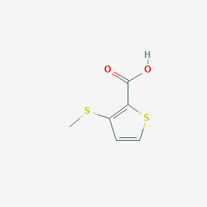 molecular formula C6H6O2S2 B3054403 3-(Methylsulfanyl)thiophene-2-carboxylic acid CAS No. 60166-80-5