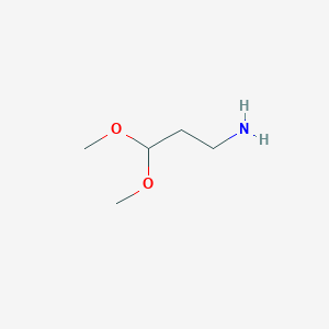 molecular formula C5H13NO2 B3054405 3,3-Dimethoxypropan-1-amine CAS No. 60185-84-4
