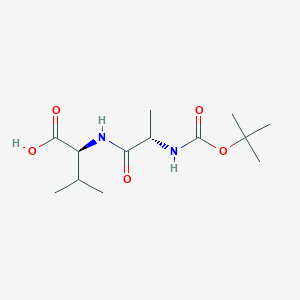 L-Valine, N-[(1,1-dimethylethoxy)carbonyl]-L-alanyl-
