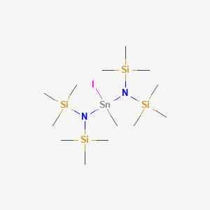 Stannanediamine, 1-iodo-1-methyl-N,N,N',N'-tetrakis(trimethylsilyl)-