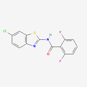 N-(6-chlorobenzo[d]thiazol-2-yl)-2,6-difluorobenzamide