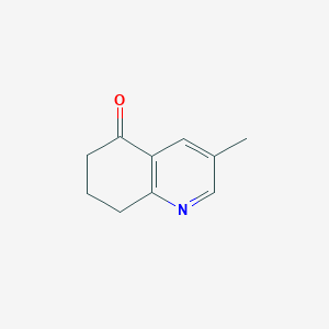 molecular formula C10H11NO B3054416 3-Methyl-7,8-dihydroquinolin-5(6H)-one CAS No. 60247-70-3