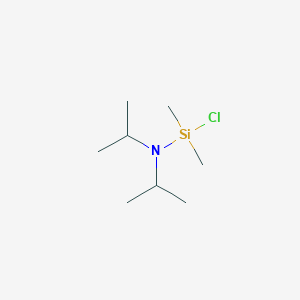 molecular formula C8H20ClNSi B3054419 1-Chloro-1,1-dimethyl-N,N-di(propan-2-yl)silanamine CAS No. 6026-08-0