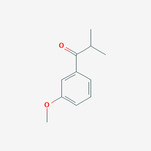 molecular formula C11H14O2 B3054420 1-(3-Methoxyphenyl)-2-methylpropan-1-one CAS No. 6026-75-1