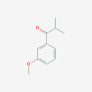 molecular formula C11H14O2 B3054420 1-(3-甲氧基苯基)-2-甲基丙酮-1 CAS No. 6026-75-1