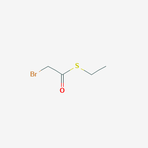molecular formula C4H7BrOS B3054423 S-ethyl bromoethanethioate CAS No. 60277-18-1