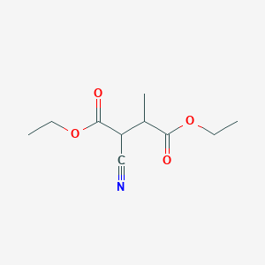 Diethyl 2-cyano-3-methylbutanedioate