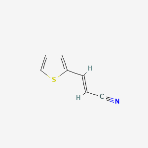 molecular formula C7H5NS B3054438 3-(2-噻吩基)丙烯腈 CAS No. 6041-28-7