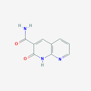 molecular formula C9H7N3O2 B3054447 2-氧代-1,2-二氢-1,8-萘啶-3-甲酰胺 CAS No. 60467-74-5