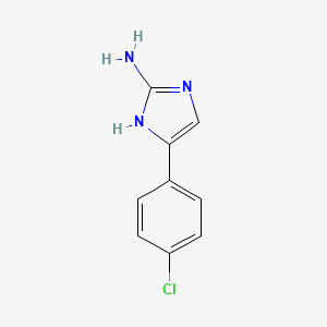 5-(4-chlorophenyl)-1H-imidazol-2-amine