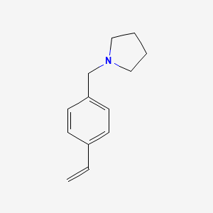 1-[(4-Ethenylphenyl)methyl]-pyrrolidine