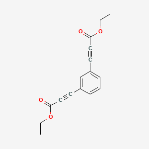 Ethyl 3-[3-(3-ethoxy-3-oxoprop-1-ynyl)phenyl]prop-2-ynoate