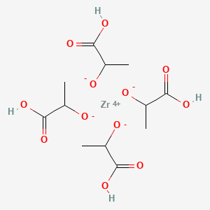 molecular formula C12H20O12Z B3054485 Zirconium lactate CAS No. 60676-90-6