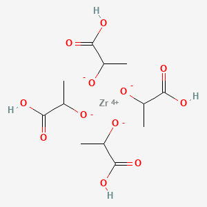 molecular formula C12H24O12Zr B3054485 Zirconium lactate CAS No. 60676-90-6