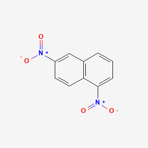 molecular formula C10H6N2O4 B3054488 1,6-Dinitronaphthalene CAS No. 607-46-5