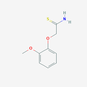 molecular formula C9H11NO2S B3054495 2-(2-Methoxyphenoxy)ethanethioamide CAS No. 60759-06-0