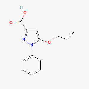 1-Phenyl-5-propoxy-1H-pyrazole-3-carboxylic acid