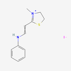 2-(2-Anilinovinyl)-3-methyl-2-thiazolinium, iodide