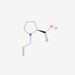 molecular formula C8H13NO2 B3054543 (S)-1-烯丙基吡咯烷-2-羧酸 CAS No. 610299-77-9