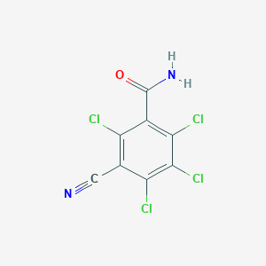 2,3,4,6-Tetrachloro-5-cyanobenzamide