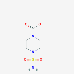 molecular formula C9H19N3O4S B3054551 tert-Butyl 4-sulfamoylpiperazine-1-carboxylate CAS No. 610799-03-6