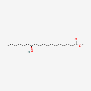 molecular formula C19H38O3 B3054561 Methyl (12R)-12-hydroxyoctadecanoate CAS No. 6114-39-2