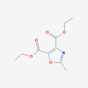 molecular formula C10H13NO5 B3054565 Diethyl 2-methyl-1,3-oxazole-4,5-dicarboxylate CAS No. 61151-88-0