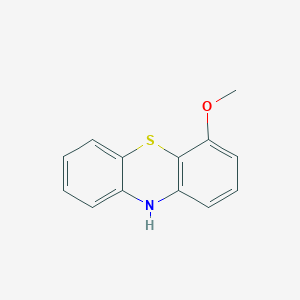 molecular formula C13H11NOS B3054573 10H-Phenothiazine, 4-methoxy- CAS No. 61174-11-6