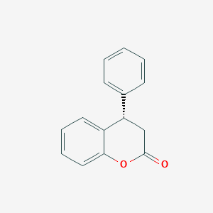 molecular formula C15H12O2 B3054576 4beta-Phenyl-3,4-dihydrocoumarin CAS No. 61198-52-5