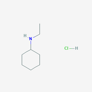 molecular formula C8H18ClN B3054597 N-ethylcyclohexanamine hydrochloride CAS No. 61278-98-6