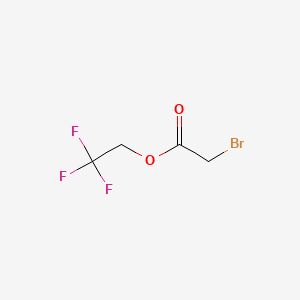 molecular formula C4H4BrF3O2 B3054651 Acetic acid, bromo-, 2,2,2-trifluoroethyl ester CAS No. 61433-91-8