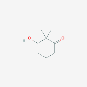 B3054655 3-Hydroxy-2,2-dimethylcyclohexan-1-one CAS No. 61447-86-7