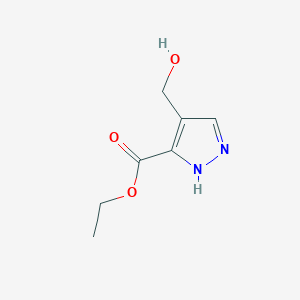 1H-Pyrazole-3-carboxylic acid, 4-(hydroxymethyl)-, ethyl ester