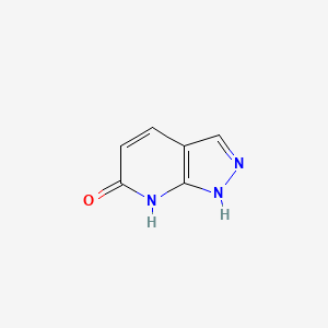 molecular formula C6H5N3O B3054672 1H-Pyrazolo[3,4-b]pyridin-6-ol CAS No. 61514-61-2