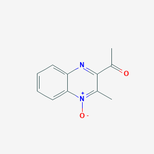2-Acetyl-3-methylquinoxaline 4-oxide