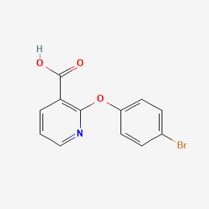 molecular formula C12H8BrNO3 B3054678 2-(4-Bromophenoxy)nicotinic acid CAS No. 61532-37-4