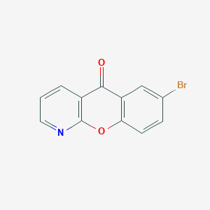 molecular formula C12H6BrNO2 B3054679 6-Bromo-9-oxa-1-azaanthracen-10-one CAS No. 61532-38-5