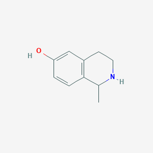 molecular formula C10H13NO B3054687 6-Isoquinolinol, 1,2,3,4-tetrahydro-1-methyl- CAS No. 61562-93-4