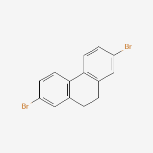 molecular formula C14H10Br2 B3054703 2,7-Dibromo-9,10-dihydrophenanthrene CAS No. 61650-86-0