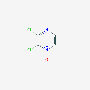 molecular formula C4H2Cl2N2O B3054714 2,3-Dichloropyrazine 1-oxide CAS No. 61689-43-8