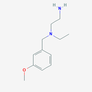 molecular formula C12H20N2O B3054718 N*1*-Ethyl-N*1*-(3-methoxy-benzyl)-ethane-1,2-diamine CAS No. 61694-79-9