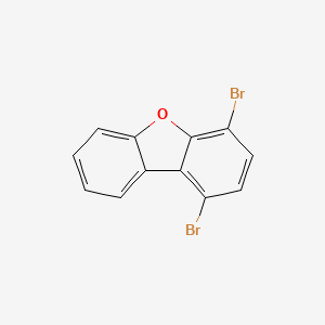 molecular formula C12H6Br2O B3054743 1,4-Dibromo-dibenzofuran CAS No. 617707-25-2