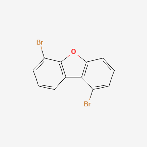 molecular formula C12H6Br2O B3054744 1,6-Dibromo-dibenzofuran CAS No. 617707-26-3