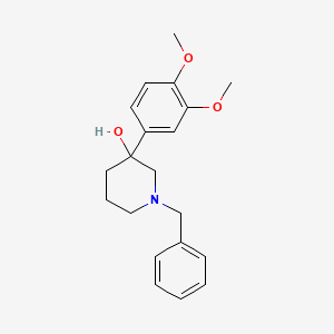 B3054759 1-Benzyl-3-(3,4-dimethoxyphenyl)piperidin-3-ol CAS No. 61832-55-1