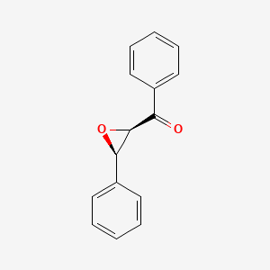 B3054765 Methanone, phenyl[(2R,3S)-3-phenyloxiranyl]- CAS No. 61840-92-4