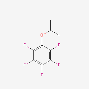 molecular formula C9H7F5O B3054770 异丙氧基五氟苯 CAS No. 61874-51-9