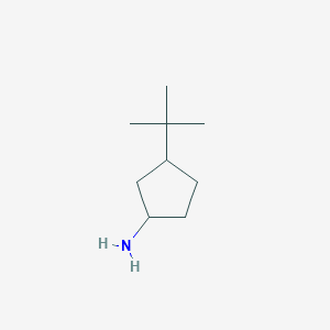 B3054774 3-tert-Butylcyclopentan-1-amine CAS No. 61888-95-7